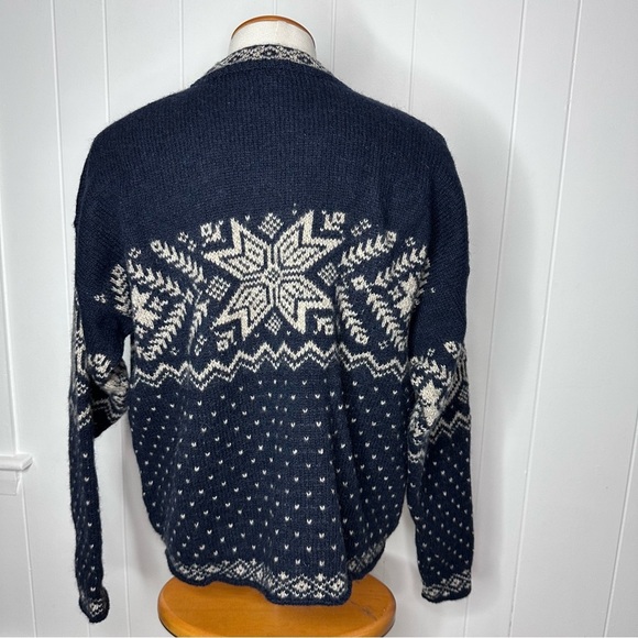 Demetre Snowflake Ski Winter Wool Knit Swetaer - Picture 8 of 9